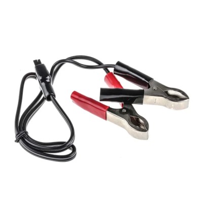 Yuasa Battery Charger Lead for Automotive, Motorcycle, VRLA, and Vehicle Batteries YPCCLIP