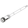 Brad from Molex Mini-Change Sensor Actuator Cable 7/8 In Circular Straight Male to 3 Way Unterminated, 1.8m Length 1300060534