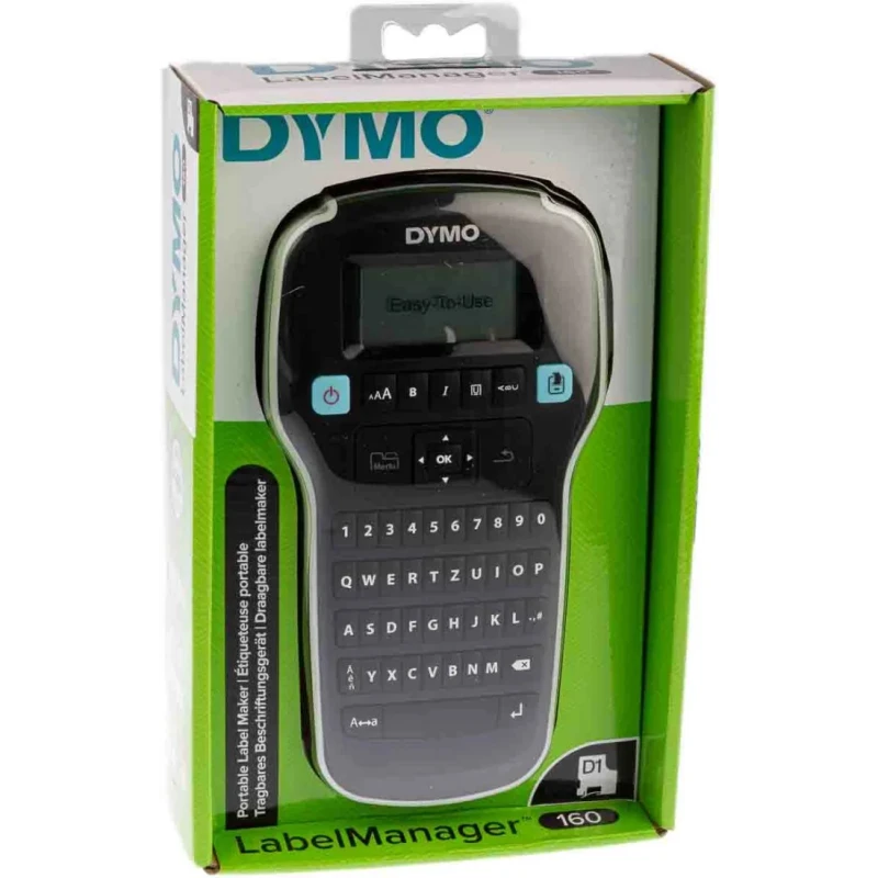 Dymo LabelManager 160 Handheld Label Printer 12 mm Max Label Width Type C - EU 3-Pin (Global) 2174611