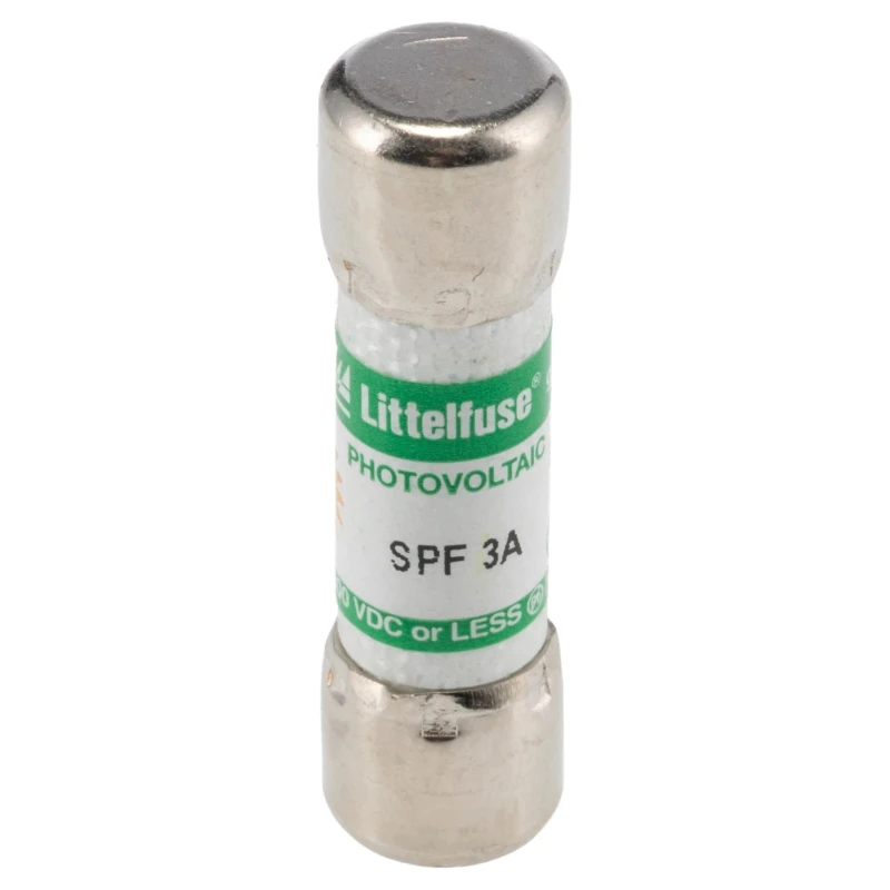 Littelfuse 3A F Melamine Cartridge Fuse 10 x 38 mm 1kV dc Solar Protection SPF Series 0SPF003.T