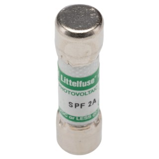 Littelfuse 2A F Melamine Cartridge Fuse 10 x 38 mm 1kV DC Solar Protection SPF Series 0SPF002.H