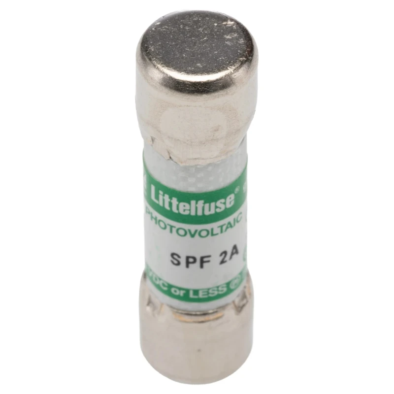 Littelfuse 2A F Melamine Cartridge Fuse 10 x 38 mm 1kV DC Solar Protection SPF Series 0SPF002.H