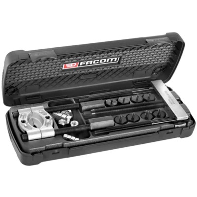 Facom Extraction Tool Set, 12-Piece, Bearing Puller Capacity 5 To 110 mm, Plastic Case U.53J1