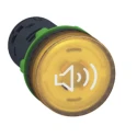 Schneider Electric Harmony XB5 Series Yellow Beacon-Buzzer Combination IP69 IP67 IP66 24V AC/DC 90 dB @ 1m XB5KS2B8