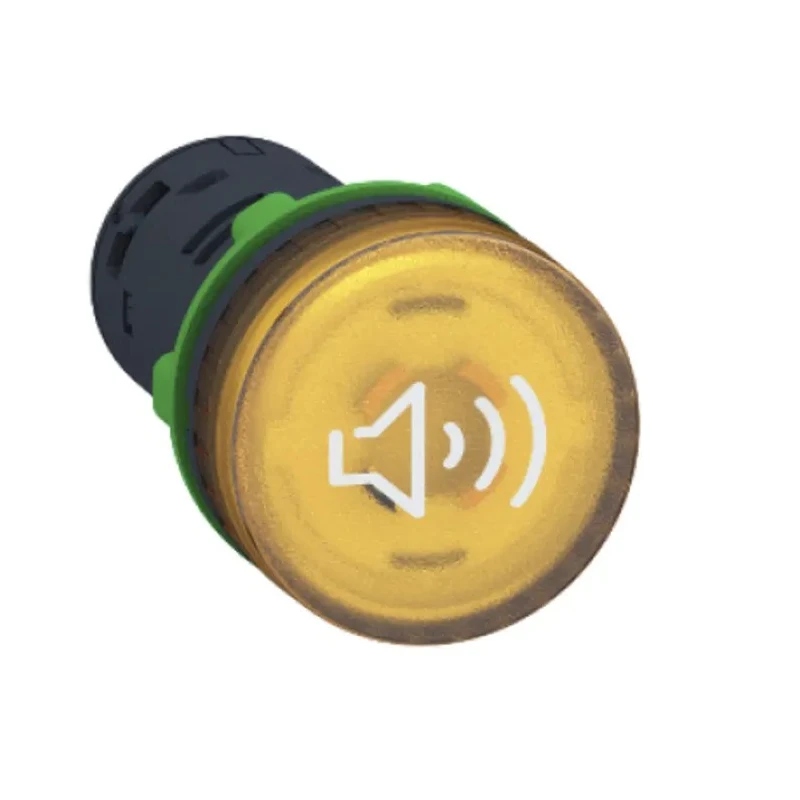 Schneider Electric Harmony XB5 Series Yellow Beacon-Buzzer Combination IP69 IP67 IP66 24V AC/DC 90 dB @ 1m XB5KS2B8