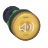 Schneider Electric Harmony XB5 Series Yellow Beacon-Buzzer Combination IP69 IP67 IP66 24V AC/DC 90 dB @ 1m XB5KS2B8