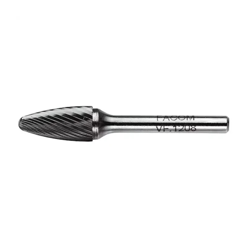 Facom 1-Piece Tungsten Carbide Filing Burr with Right Hand Cut Length 18 mm VFA.608