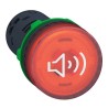 Schneider Electric Harmony XB5 Series Red Beacon-Buzzer Combination 24V AC 90dB IP69, IP67, IP66 XB5KS2M4