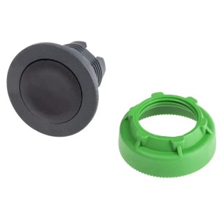 Schneider Electric Harmony Series Black Momentary Push Button Head, 30 mm Cutout, IP69K IP66 IP67 ZB5FA2