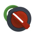 Schneider Electric Harmony XB5 Series 2 Position Selector Switch Head, 30 mm Cutout, Red Handle, IP66 IP69K IP67 ZB5FD204