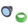 Schneider Electric Harmony Series Blue Momentary Push Button Head 30mm Cutout IP66 IP69K IP67 ZB5FA6