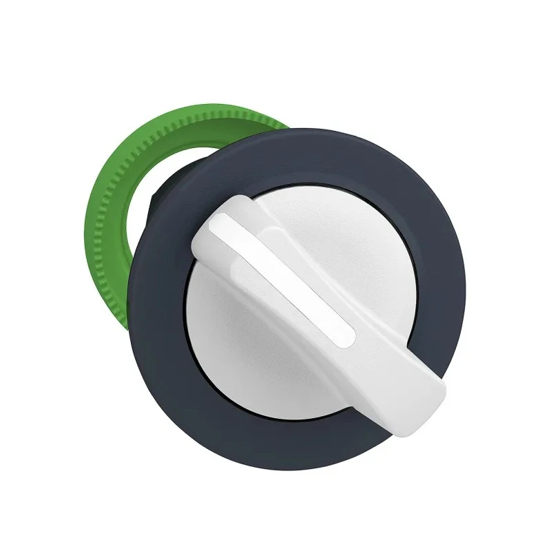Schneider Electric Selector Switch Head Harmony XB5 Series 3 Position 30mm Cutout White Handle IP69K IP66 IP67 ZB5FD301