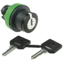 Schneider Electric Harmony XB5 3-Position Key Switch Head Spring Return 30mm Cutout ZB5FG06D