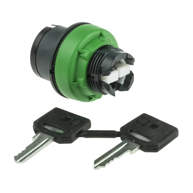 Schneider Electric Harmony XB5 3-Position Key Switch Head Spring Return 30mm Cutout ZB5FG06D