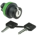 Schneider Electric Harmony XB5 3-position Key Switch Head Latching 30mm Cutout ZB5FG03D