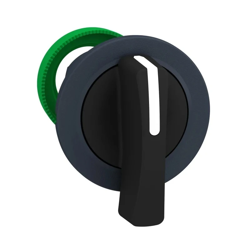 Schneider Electric Harmony XB5 Series Illuminated 3 Position Selector Switch Head, 30 mm Cutout, Black Handle, IP67 ZB5FJ2