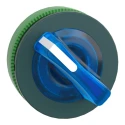 Schneider Electric Harmony XB5 Series 2 Position Illuminated Selector Switch Head 30 mm Cutout Blue Handle IP66 ZB5FK1263