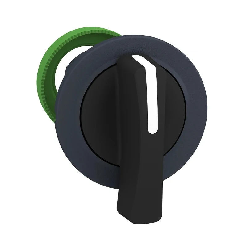 Schneider Electric Harmony XB5 Series 3 Position Spring Return Selector Switch Head 30 mm Cutout Black Handle IP67 ZB5FJ8