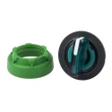 Schneider Electric Harmony XB5 Series 3 Position Illuminated Selector Switch Head, 30 mm Cutout, Green Handle, IP66 ZB5FK1833