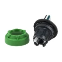 Schneider Electric Harmony XB5 Series 3 Position Illuminated Selector Switch Head, 30 mm Cutout, Green Handle, IP66 ZB5FK1833