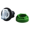 Schneider Electric Harmony XB5 Series 3 Position Illuminated Selector Switch Head, 30 mm Cutout, White Handle ZB5FK1813