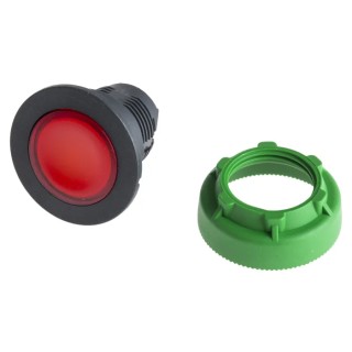 Schneider Electric Harmony Series Red Momentary Push Button Head 30 mm Cutout, IP67, IP66, IP69K ZB5FW343