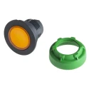 Schneider Electric Harmony Series Orange Momentary Push Button Head 30 mm Cutout IP67 IP66 IP69K ZB5FW353