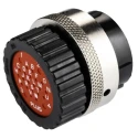 ITT Cannon Industrial Circular Connector, 24 Contacts, Cable Mount, Plug, Male, IP67, 250V TN6S24-0420P1L / 192900-0014