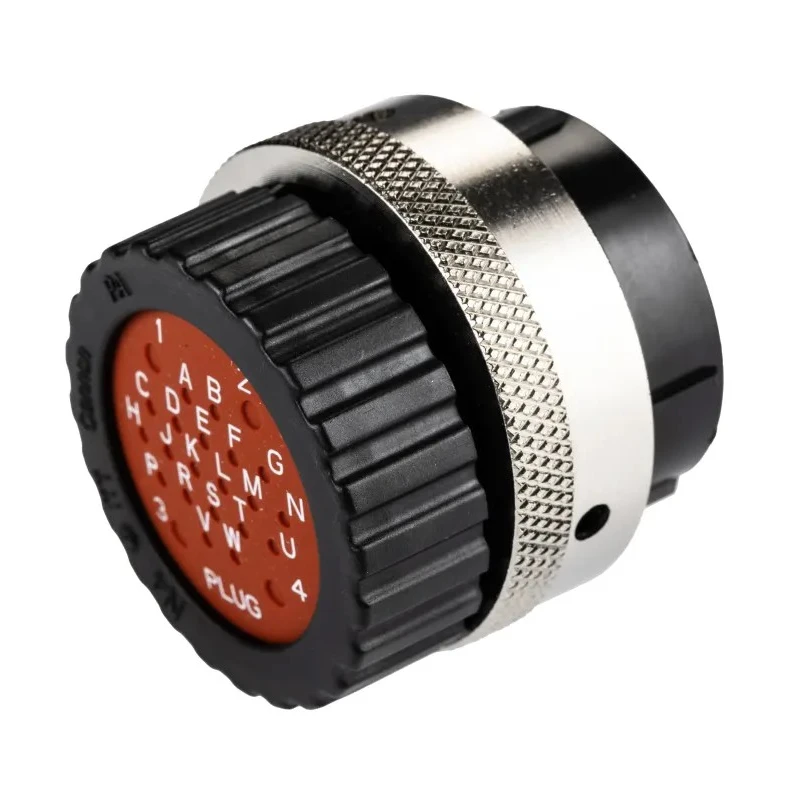 ITT Cannon Industrial Circular Connector, 24 Contacts, Cable Mount, Plug, Male, IP67, 250V TN6S24-0420P1L / 192900-0014