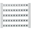 Weidmüller 11-20 Numbers Terminal Marker for Terminal Block 6mm Width PA 66 Material 0133360011