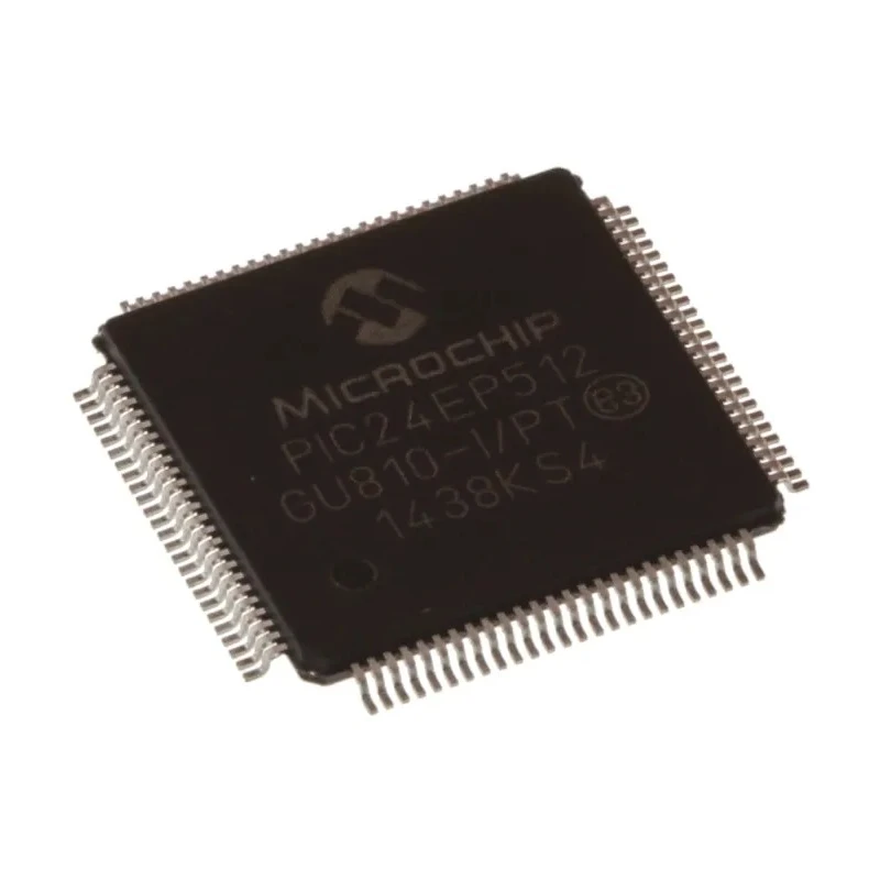 Microchip 16 bit PIC24EP Microcontroller, 70 MHz, 536kB FLASH, 100-Pin TQFP PIC24EP512GU810-I/PT