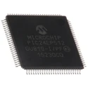 Microchip 16 bit PIC PIC24EP Microcontroller 70 MHz 536kB FLASH 100-Pin TQFP PIC24EP512GU810-I/PF