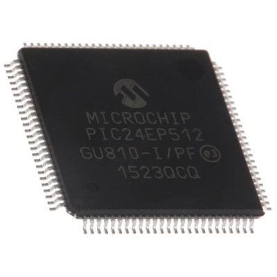 Microchip 16 bit PIC PIC24EP Microcontroller 70 MHz 536kB FLASH 100-Pin TQFP PIC24EP512GU810-I/PF
