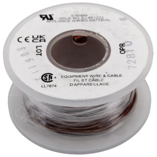 Alpha Wire Hook Up Wire PVC Series Brown 24 AWG 7x0.20 mm Core Strands 30 m, Polyvinyl Chloride 3250 BR005