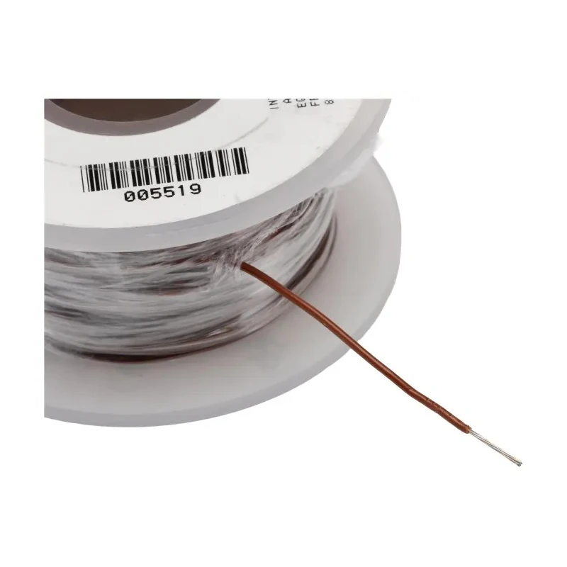 Alpha Wire Hook Up Wire PVC Series Brown 24 AWG 7x0.20 mm Core Strands 30 m, Polyvinyl Chloride 3250 BR005
