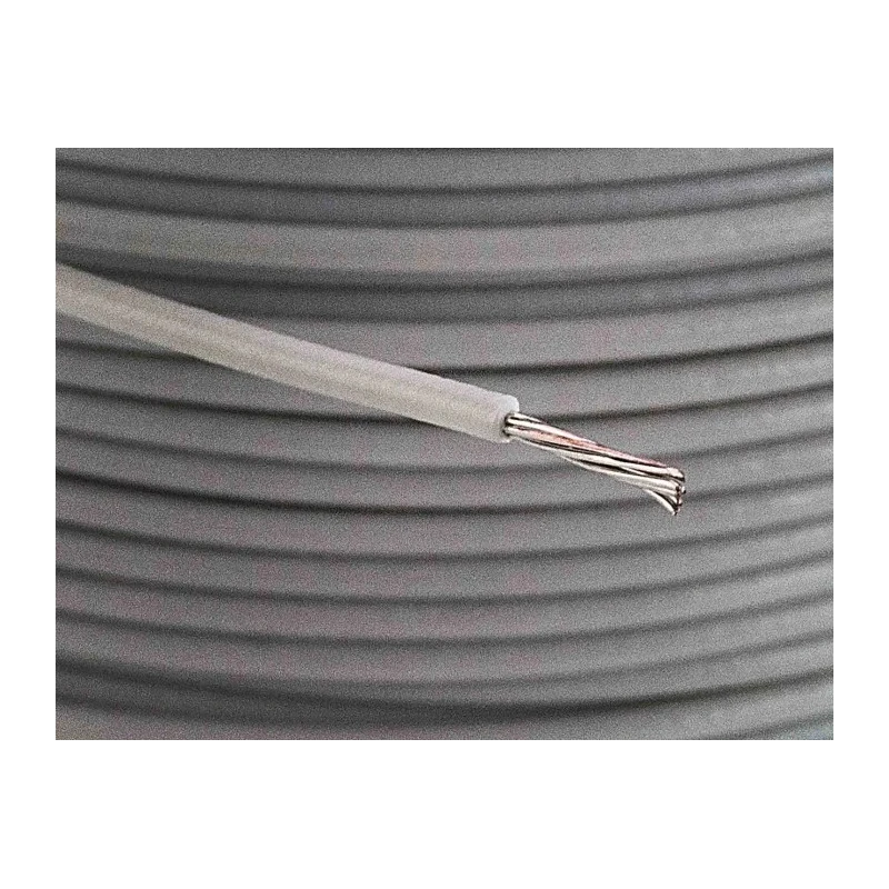 Alpha Wire Hook Up Wire PVC Series White 22 AWG 7x0.25 mm Core Strands 30m 300V Polyvinyl Chloride 3251 WH005