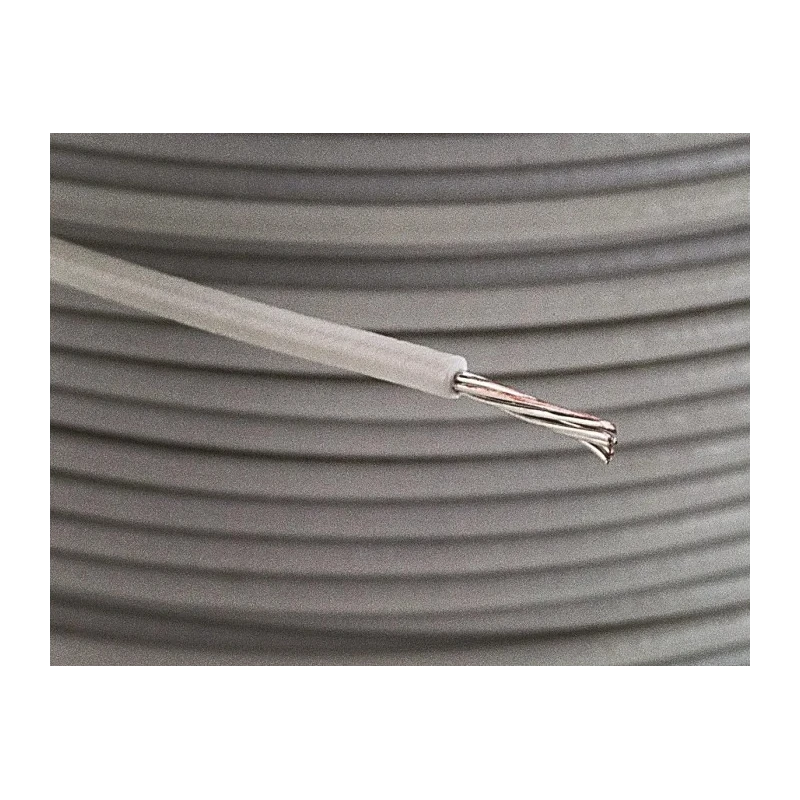Alpha Wire Hook Up Wire PVC Series White 22 AWG 7x0.25 mm Core Strands 30m 300V Polyvinyl Chloride 3251 WH005