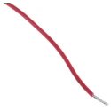 Alpha Wire Hook Up Wire PVC Series Red 22 AWG Tinned Copper Conductor, 7x0.25 mm Strands, 30 m Length, 300V 3251 RD005