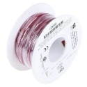 Alpha Wire Hook Up Wire PVC Series Red 22 AWG Tinned Copper Conductor, 7x0.25 mm Strands, 30 m Length, 300V 3251 RD005