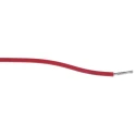 Alpha Wire Hook Up Wire PVC Series Red 22 AWG Tinned Copper Conductor, 7x0.25 mm Strands, 30 m Length, 300V 3251 RD005