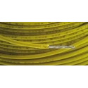 Alpha Wire Hook Up Wire PVC Series Yellow, 22 AWG, 7x0.25 mm Strands, 30 m Length, Tinned Copper Conductor, 300V 3251 YL005