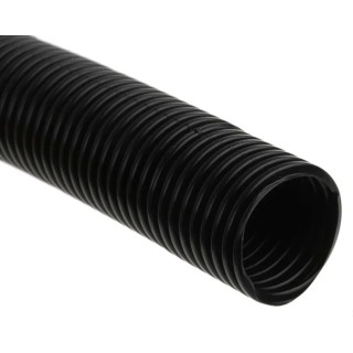 RS PRO Flexible Polypropylene Plastic Conduit 25 mm Nominal Diameter, Uncoated, Black, 10m Length 755-9035