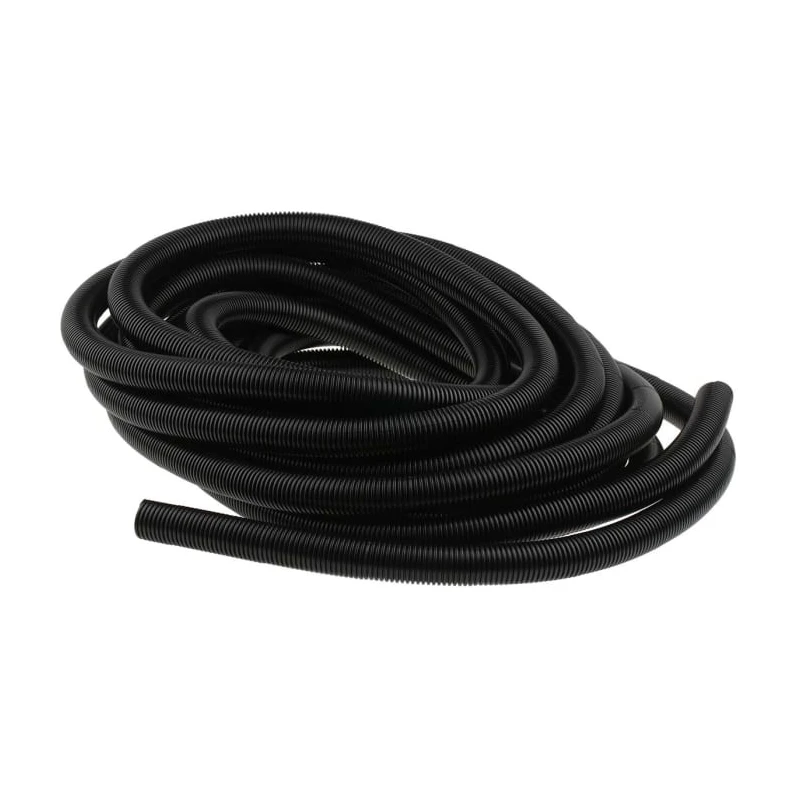 RS PRO Flexible Polypropylene Plastic Conduit 25 mm Nominal Diameter, Uncoated, Black, 10m Length 755-9035