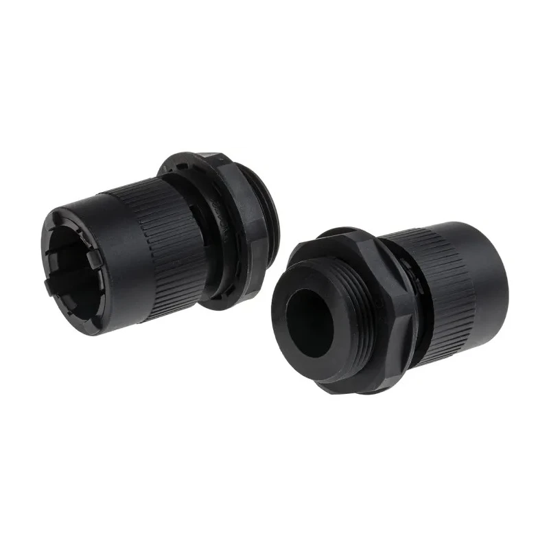 RS PRO Conduit Fitting, 20 mm Nominal Size, PG21 Thread, Polyamide 66 Material, Black, Model 755-9051