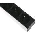 PGEP 16A 6 Gang Power Distribution Unit Power Strip with 2.5m Cable Type E RCD Protected Surge Protection 755-3970
