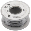 Alpha Wire Hook Up Wire PVC Series Grey 22 AWG, 7x0.25 mm Strands, 30 m, Polyvinyl Chloride Insulation 3251 SL005