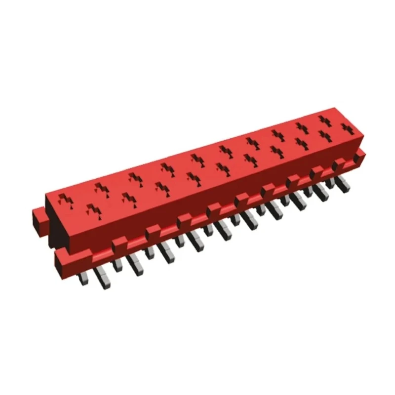 TE Connectivity Micro-MaTch Series Straight Surface PCB Socket 20-Contact 2 Row 1.27mm Pitch Solder 2-188275-0