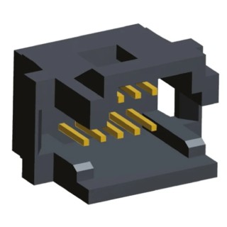 TE Connectivity AMPMODU System 50 Series Right Angle Through Hole PCB Header, 40 Contacts, 1.27 mm Pitch, 2 Row 5-104069-6