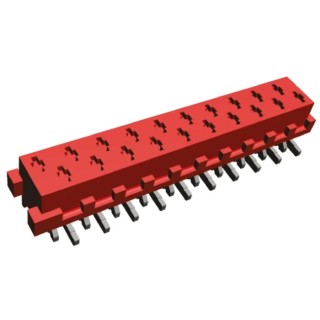 TE Connectivity Micro-MaTch Series Straight Surface PCB Socket 20-Contact 2 Row 1.27 mm Pitch Solder 2-188275-0