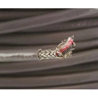 Alpha Wire Alpha Essentials Communication & Control Control Cable 3 Cores 0.81mm² 18 AWG Screened Armoured Grey 2423C SL005